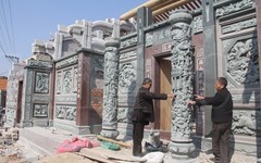 泉州手工雕刻青石柱